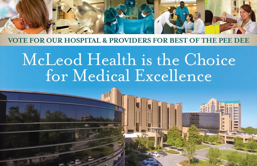 Vote McLeod Health for Best of the Pee Dee McLeod Health