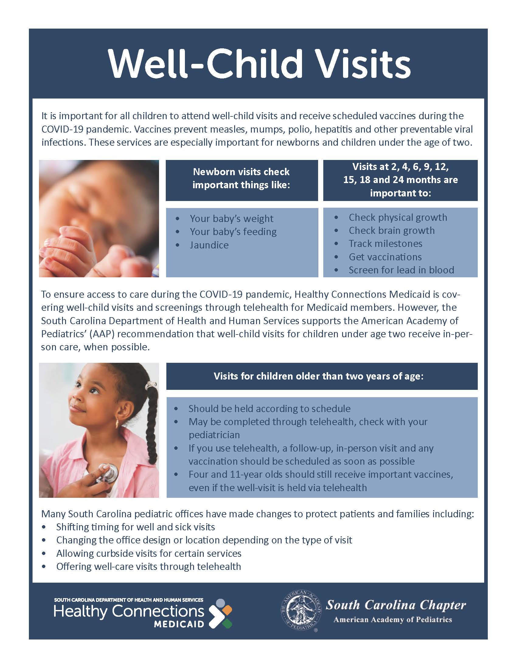 florida medicaid well child visit requirements